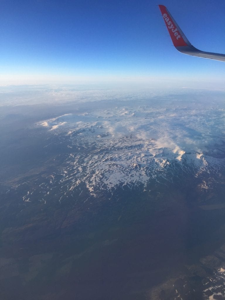 Flying over Iceland, 2016