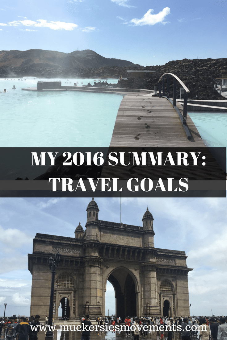 My 2016 Summary: Travel Goals