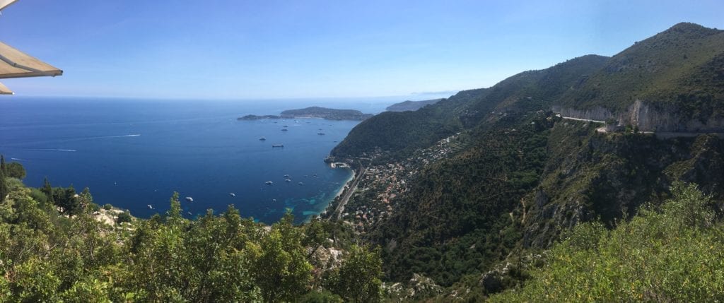 View from Chateau Eza, France