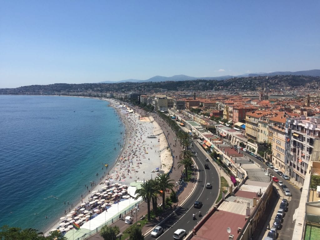 Nice Coastline, France
