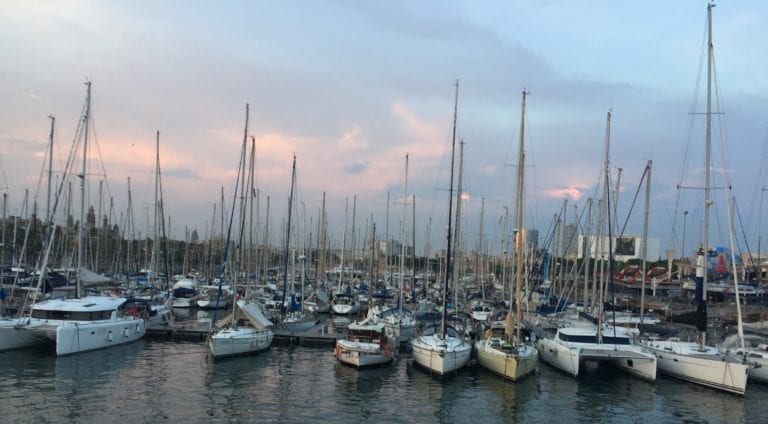 Yachts at Port Vell