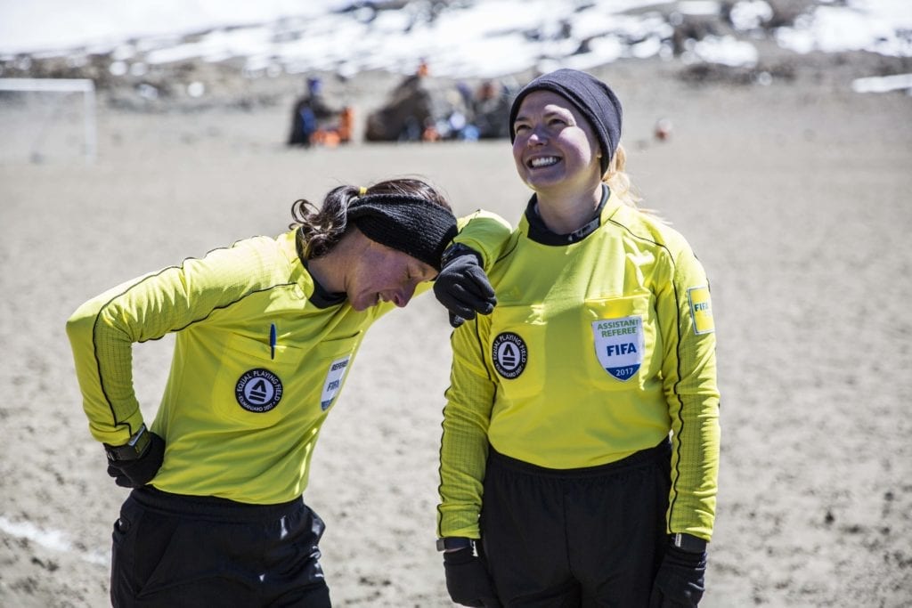 Vikki and Morag at the Top!