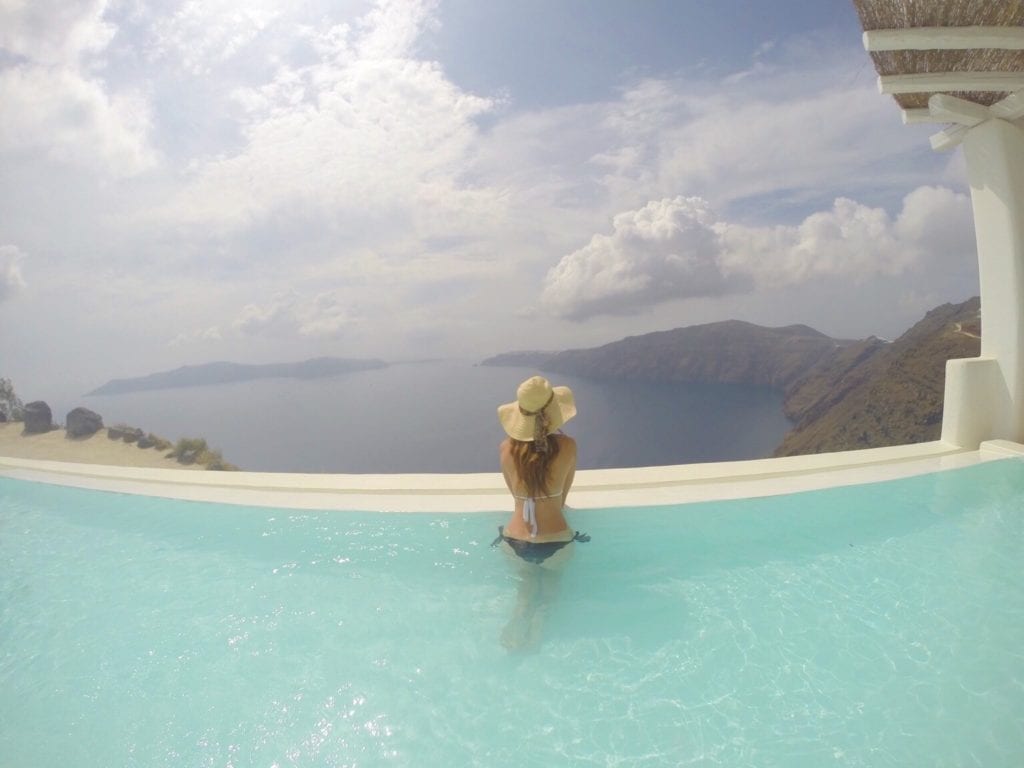 Christine - Santorini, PlanesTrainsAndChampagne.com