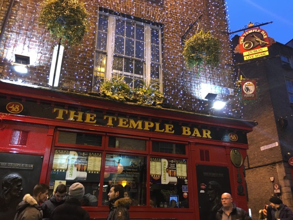 Pit Stop at Temple Bar, Dublin