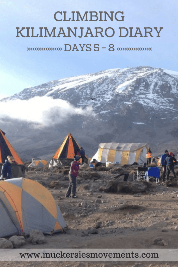 Climbing Kilimanjaro Diary Days 5-8