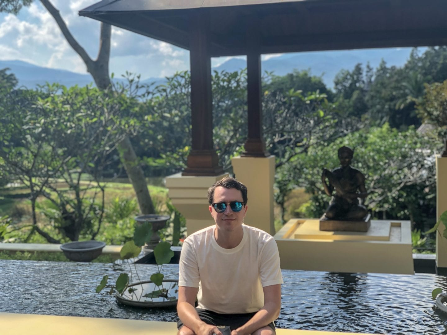 Me at Four Seasons Afternoon Tea