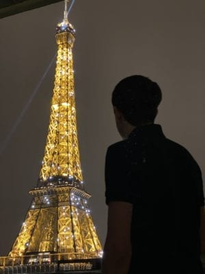 Eiffel Tower View at Night
