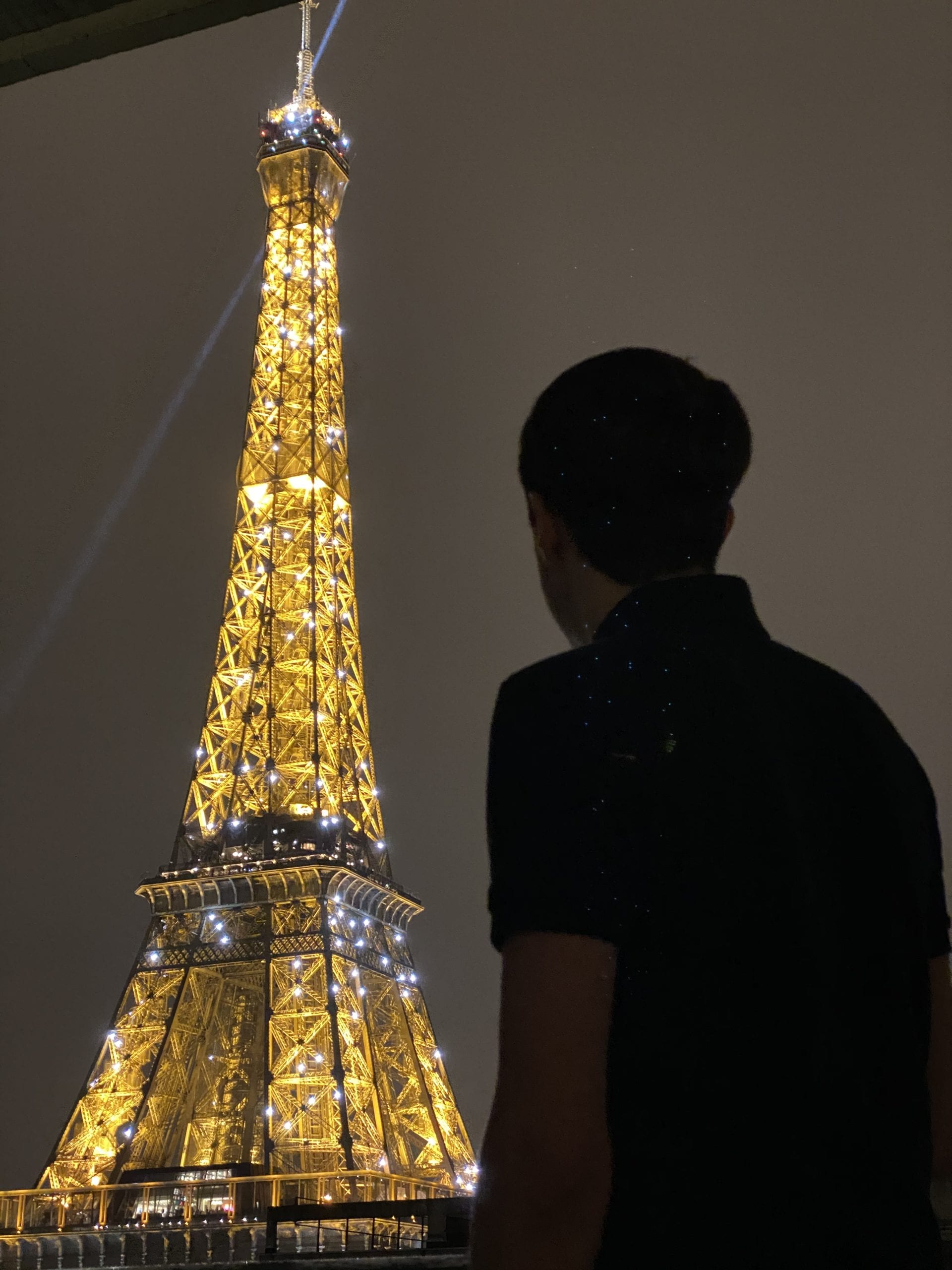Eiffel Tower View at Night