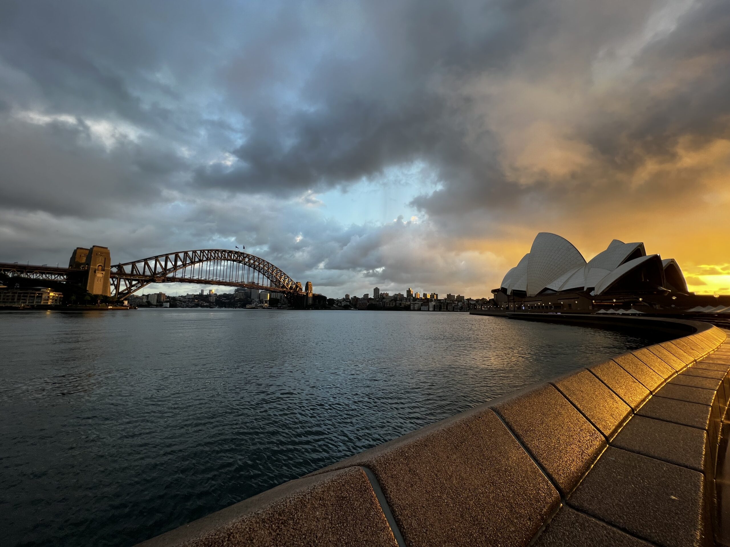 Sunset at Sydney Harbour