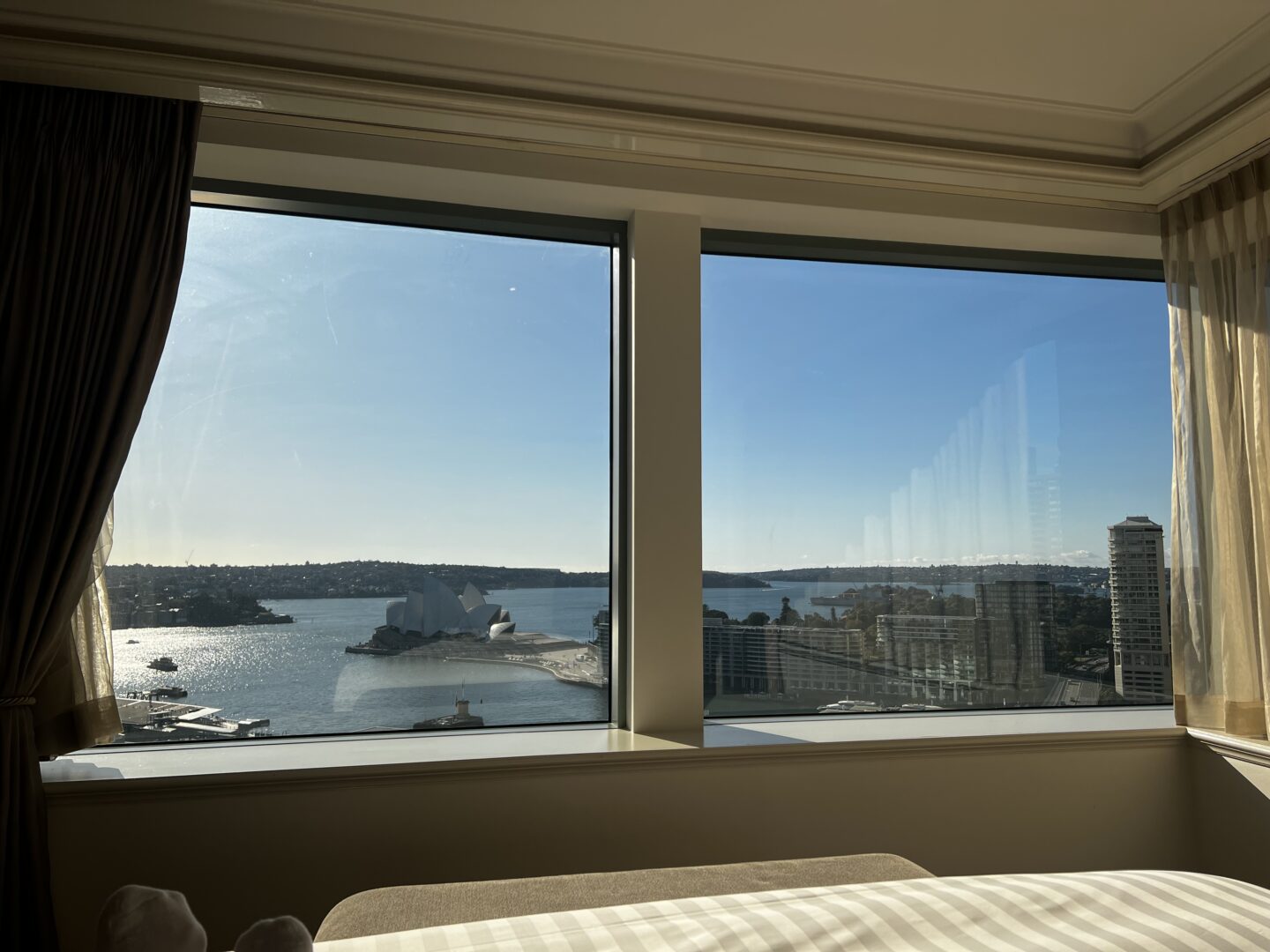 View from Bed, Shangri-La, Sydney