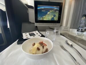 BA First Class Dessert